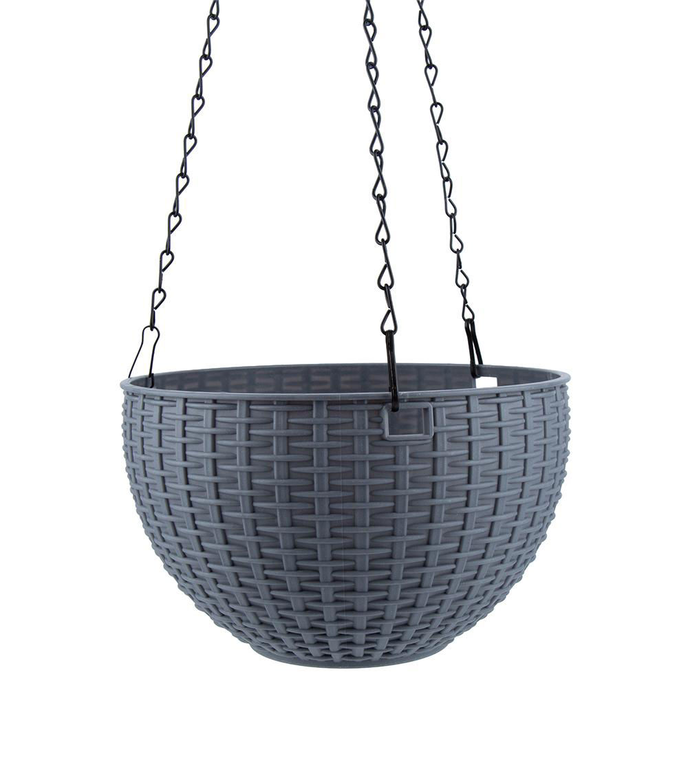 Hanging Planter, Grey (21cm)