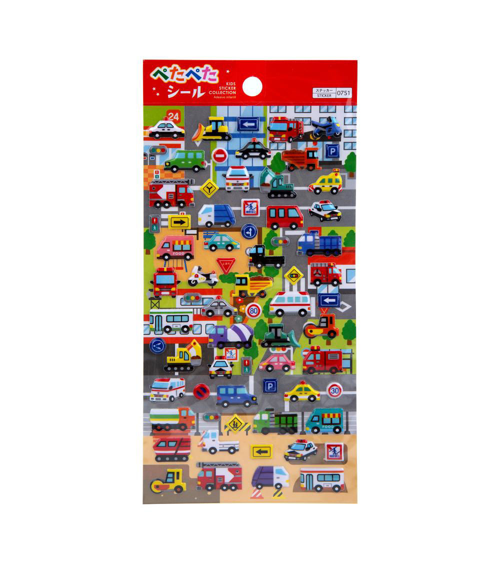 Car Stickers Sheet, Multicolor (1 Sheet)