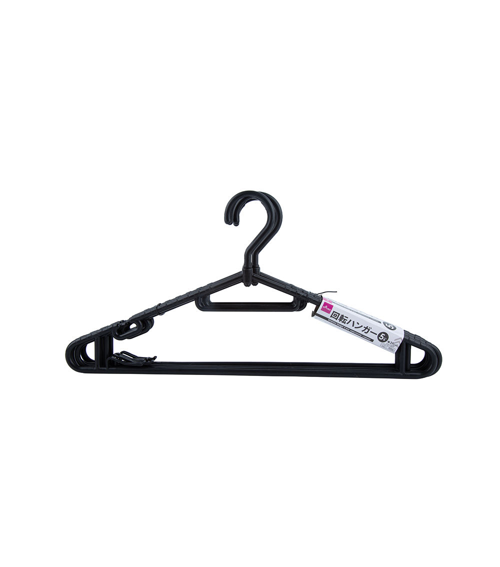 Rotating Hanger Set, Light Brown (5 pcs)