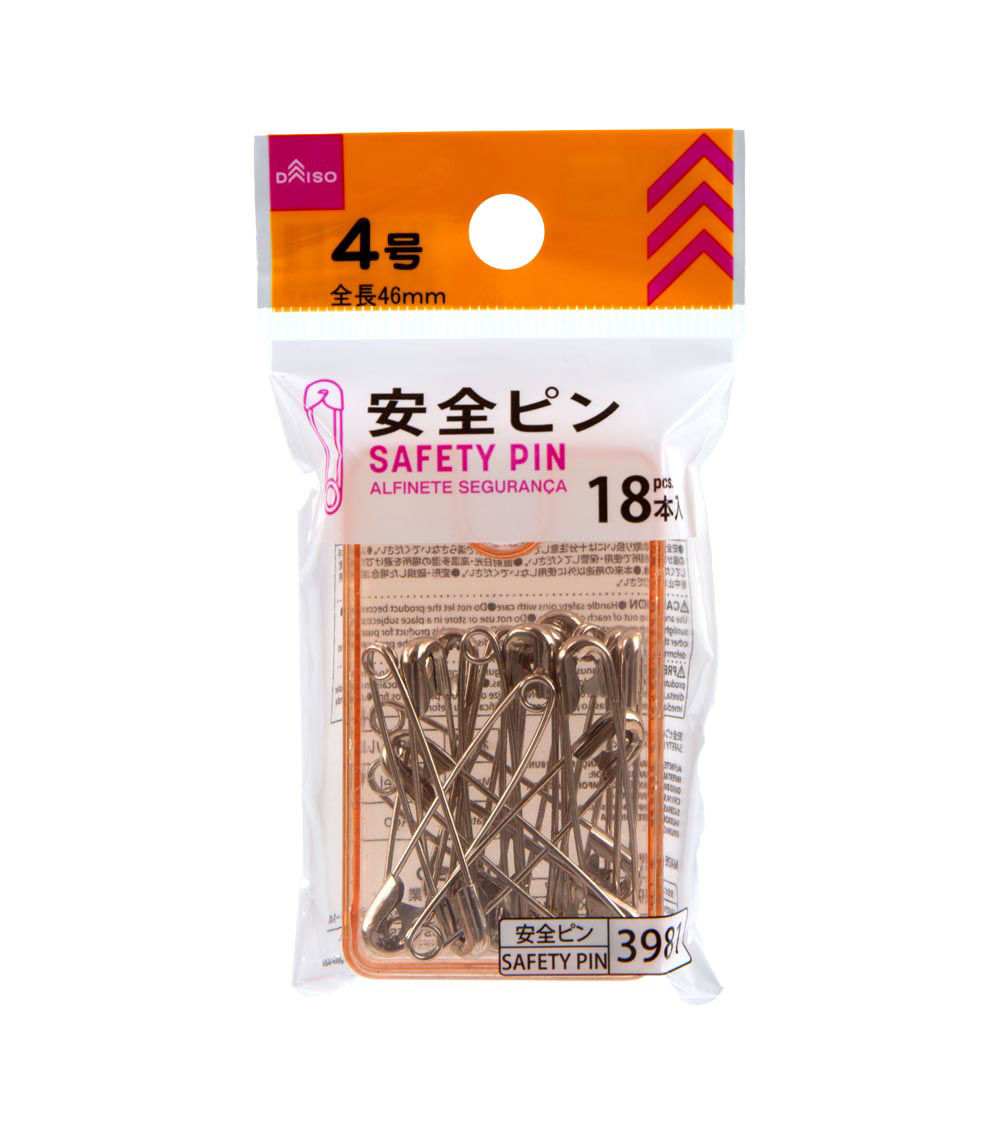 Safety Pin, Silver (18 pcs)