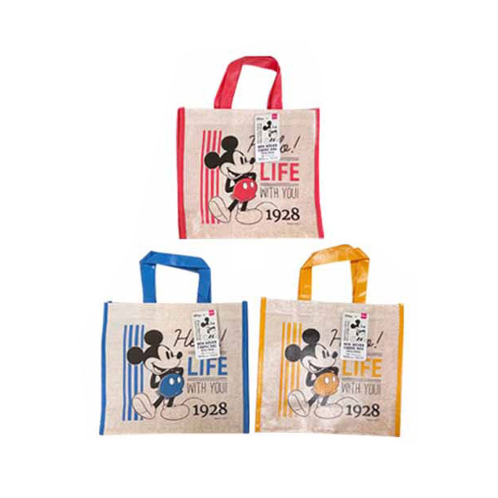 Mickey Mouse Eco Jute Tote Bag (Hello Life Design)