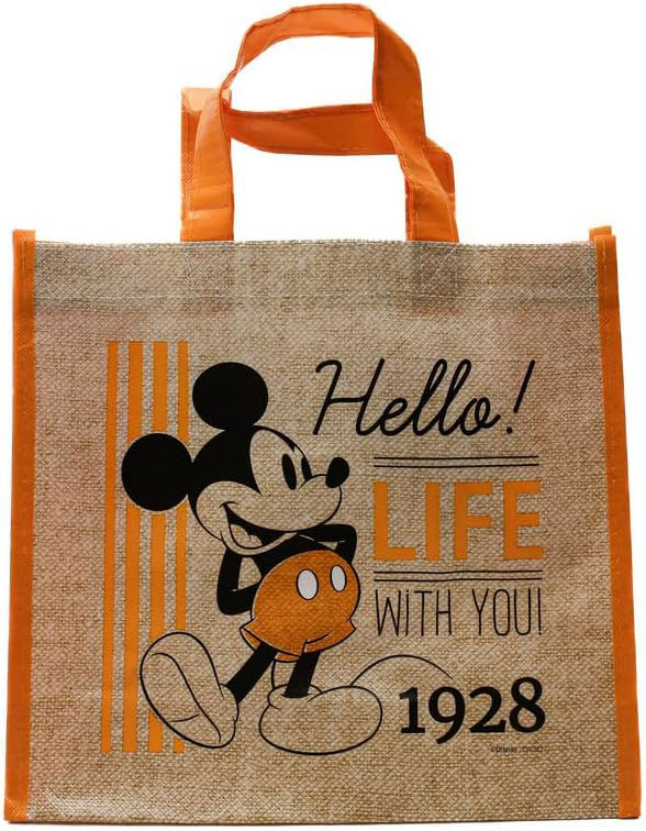 Mickey Mouse Eco Jute Tote Bag (Hello Life Design)
