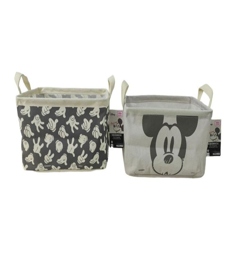 Mickey and Minnie Fabric Storage Box, Assorted (1 pc)