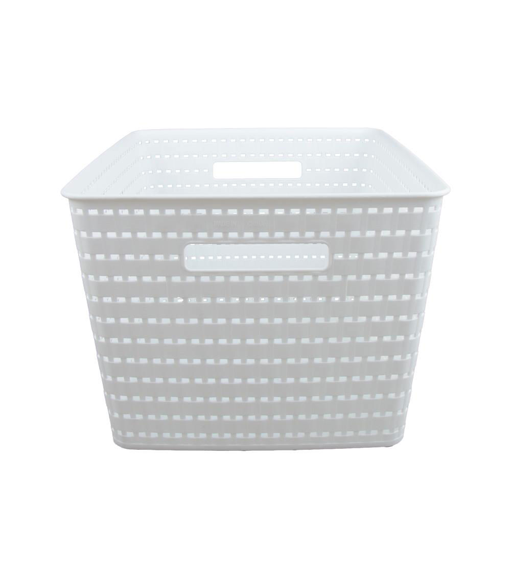 Storage Basket - Wood Grain - 1.14ft x 11.41in x 8.77in - 35