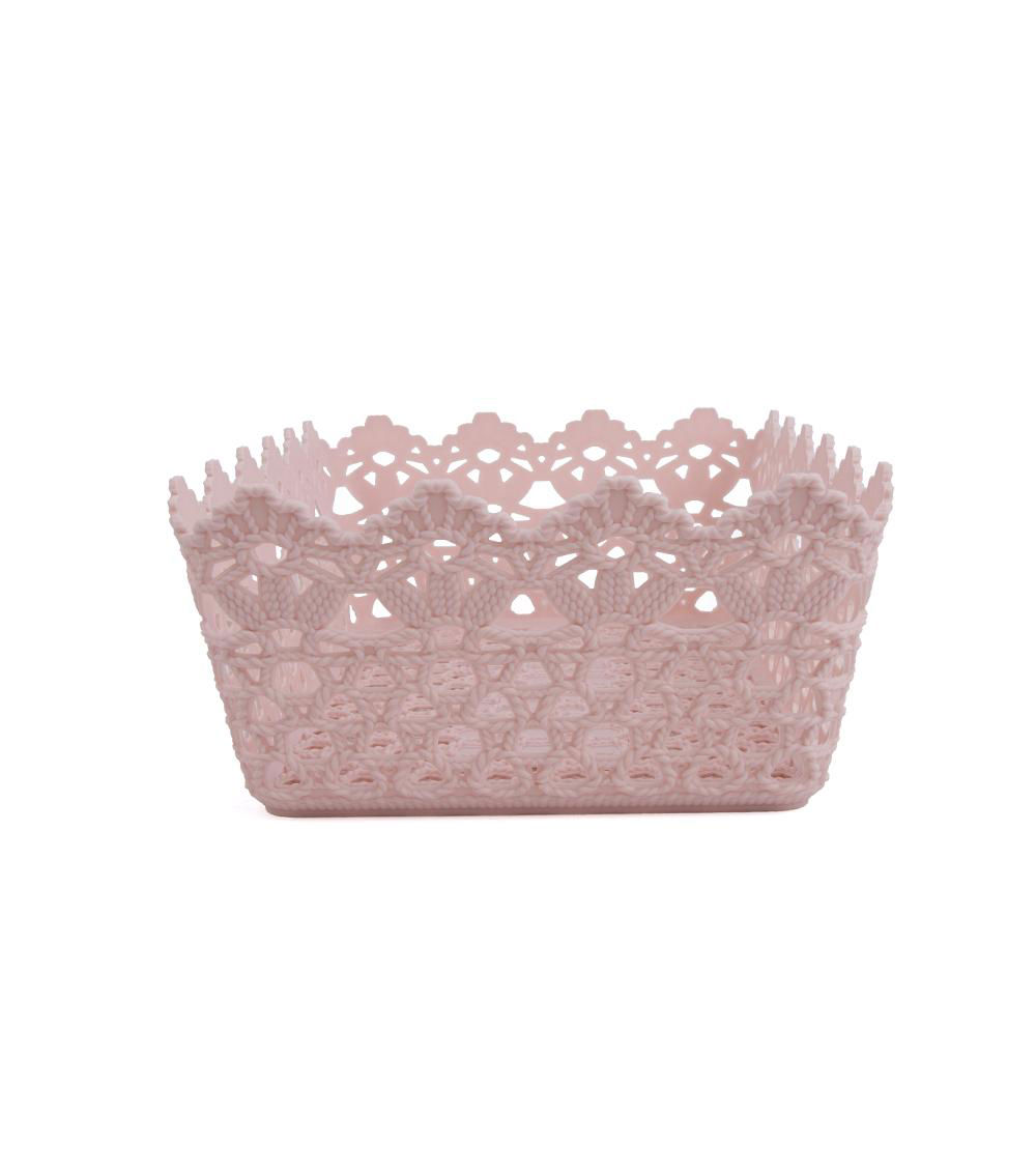 Floral Basket with Designs, Assorted (1 pc) - 24.5cm