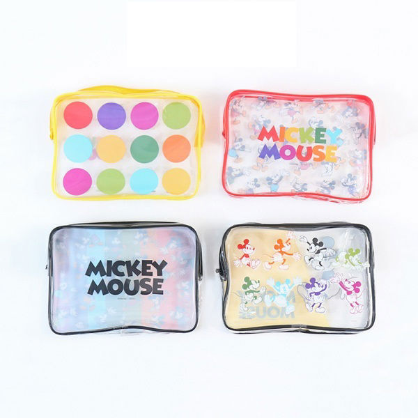 Mickey Mouse Clear Zipper Pouch – Assorted Designs