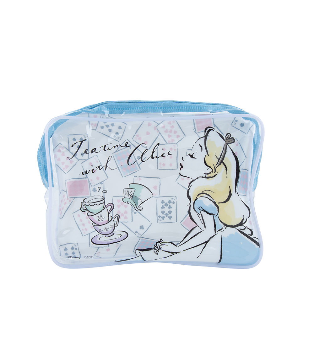 Vinyl Pouch with Gusset -Alice in Wonderland-