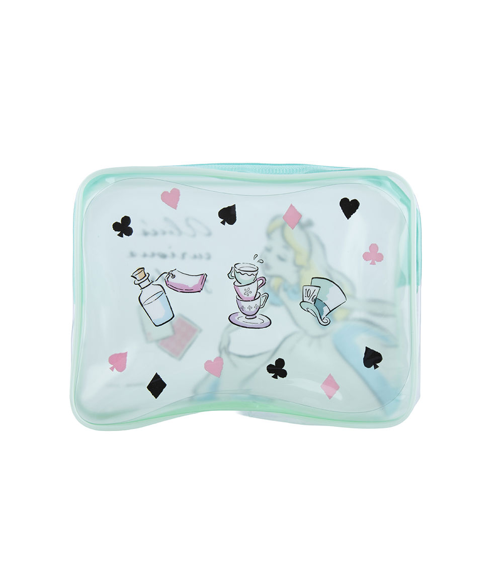 Vinyl Pouch with Gusset -Alice in Wonderland-