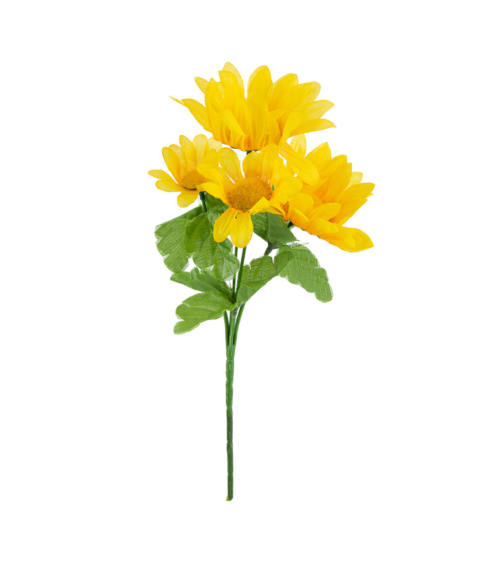 Artificial Sunflower Bush - Assorted (1 pc) 