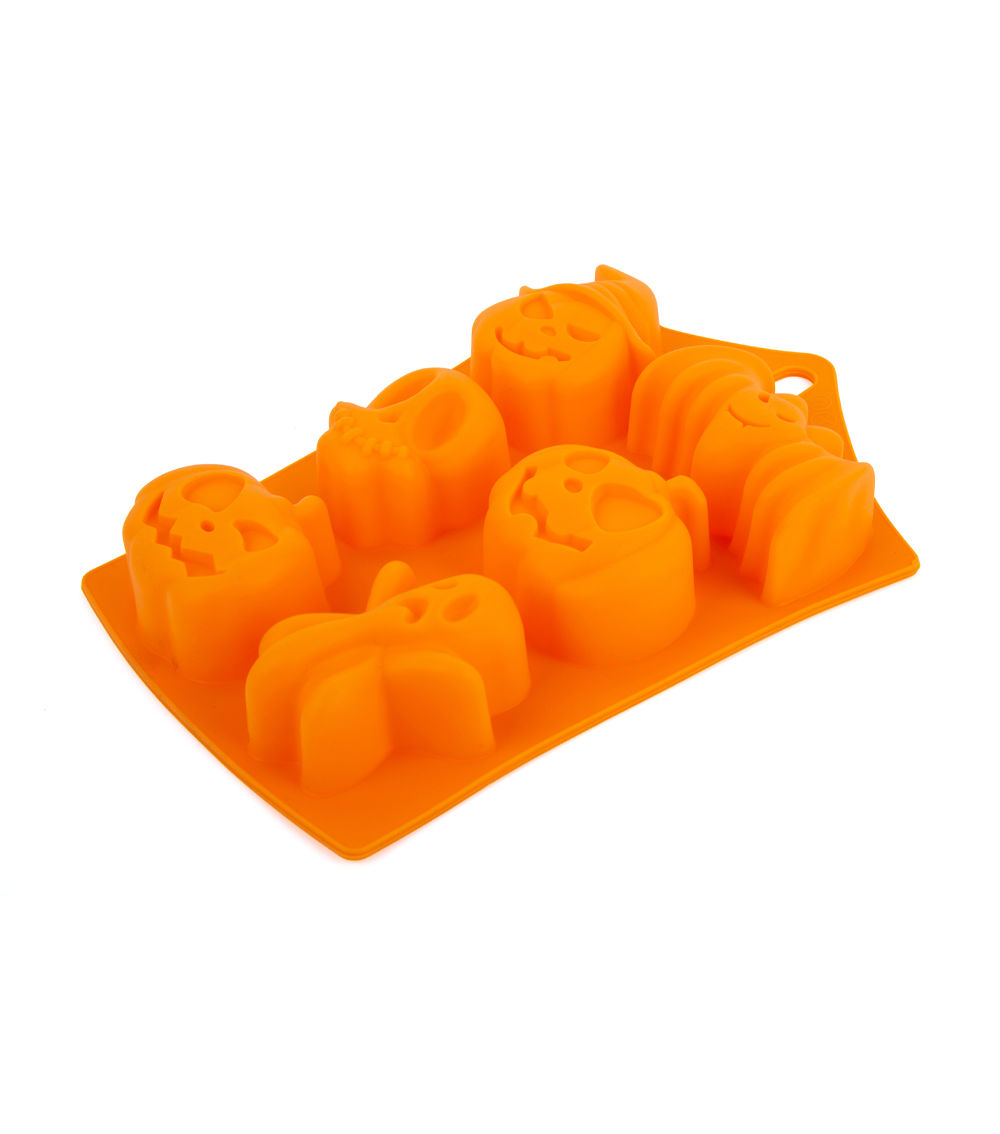 Halloween Silicone Cake Mold - Orange