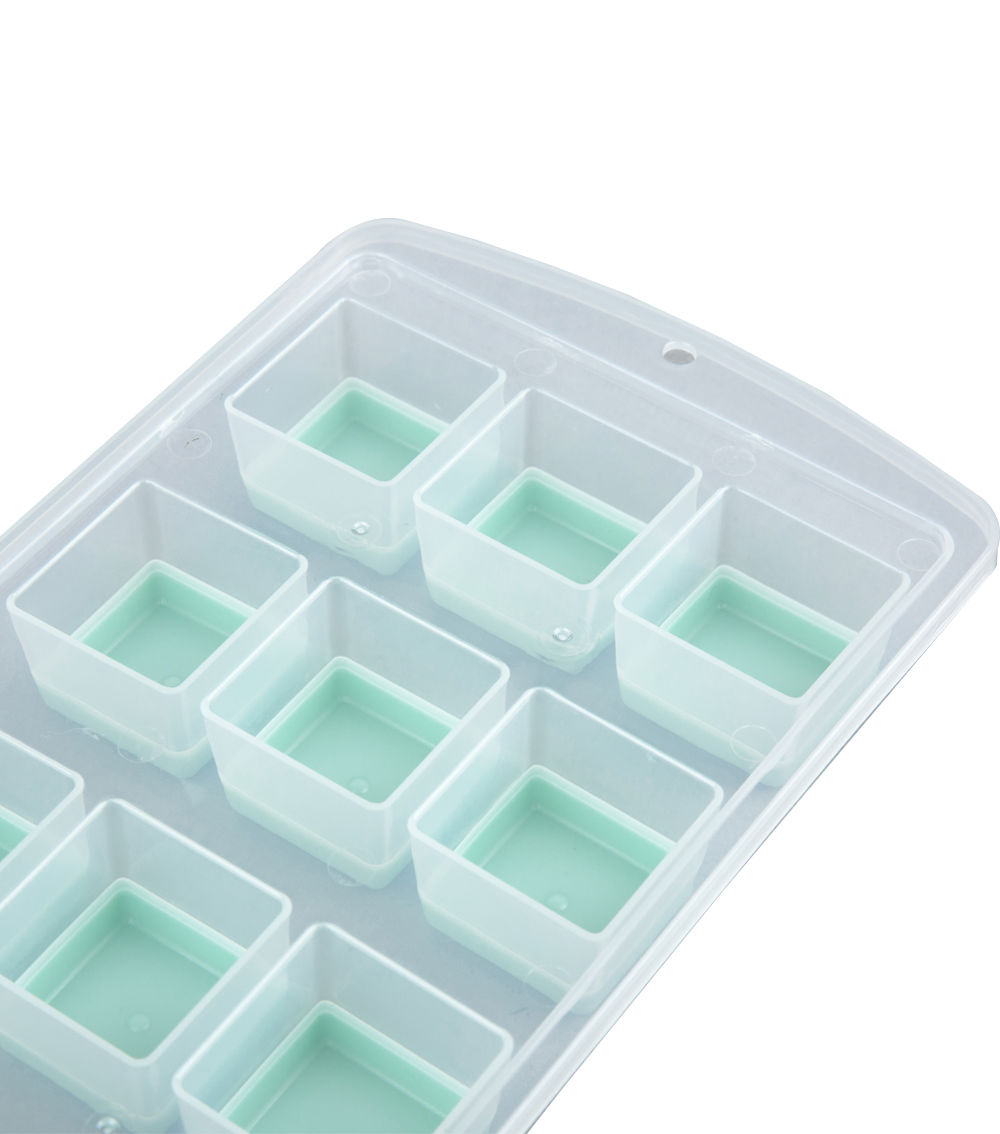 Easy Removal Ice Tray, White (12 Cubes)