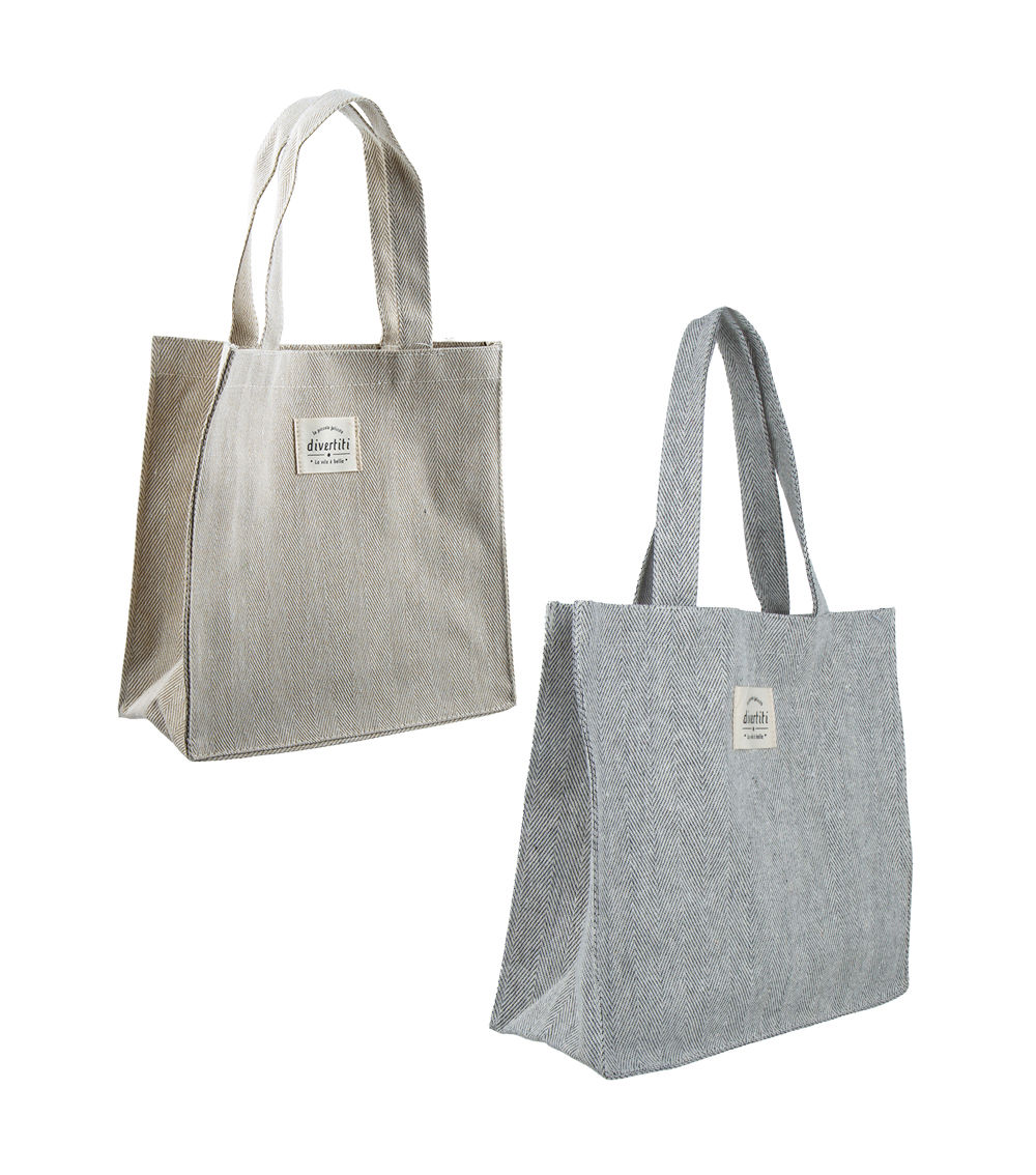 Wide Gusset Tote Bag, Assorted (1 pc)