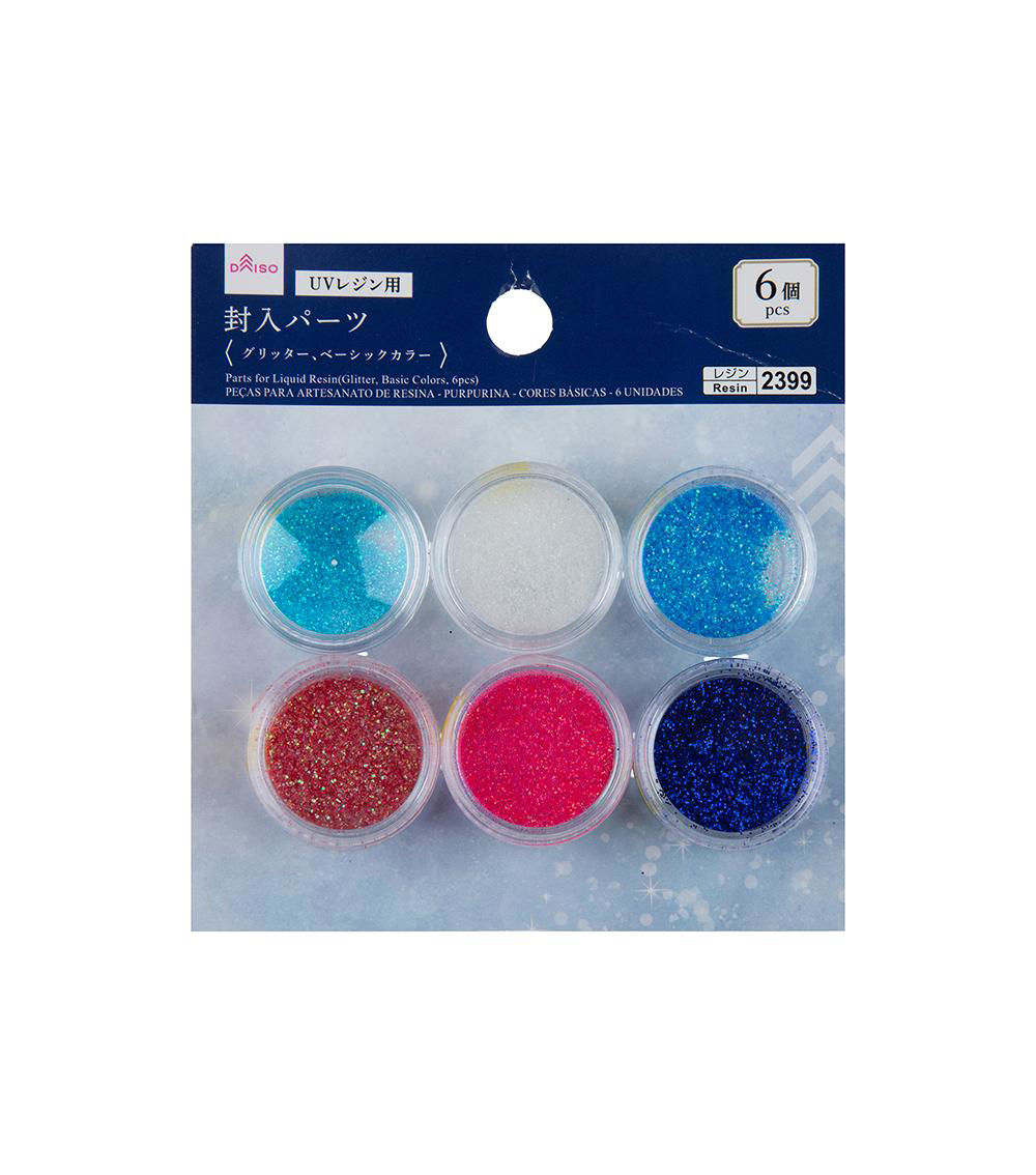 Bright Resin Liquid Parts, Multicolor (6 pcs)