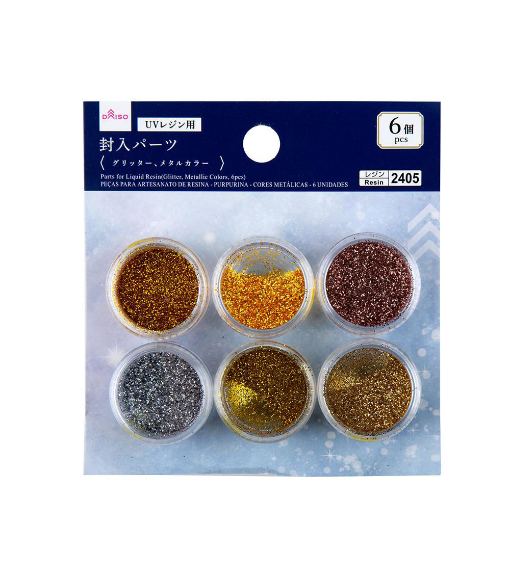 Resin Liquid Parts, Multicolor (6 pcs)