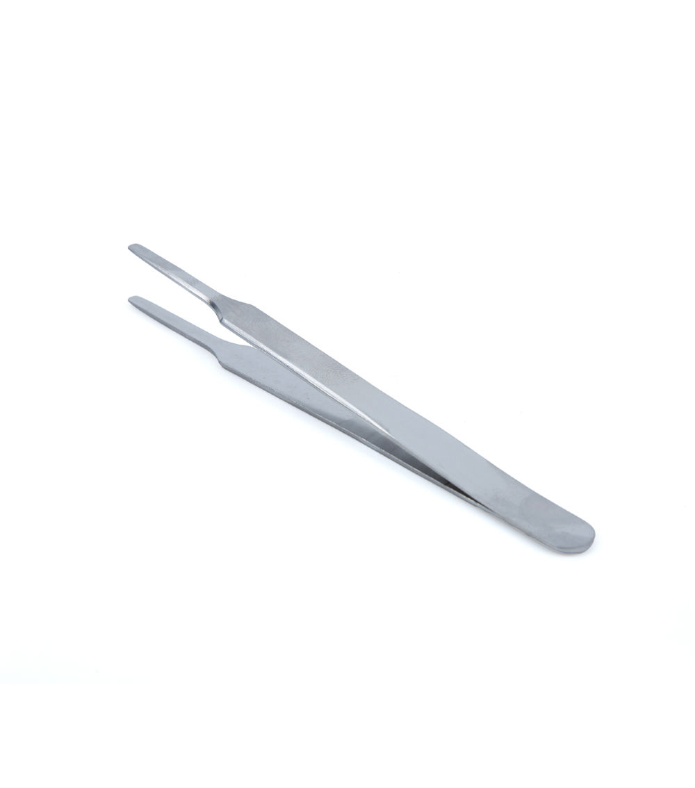 Round Tip Tweezer – Silver