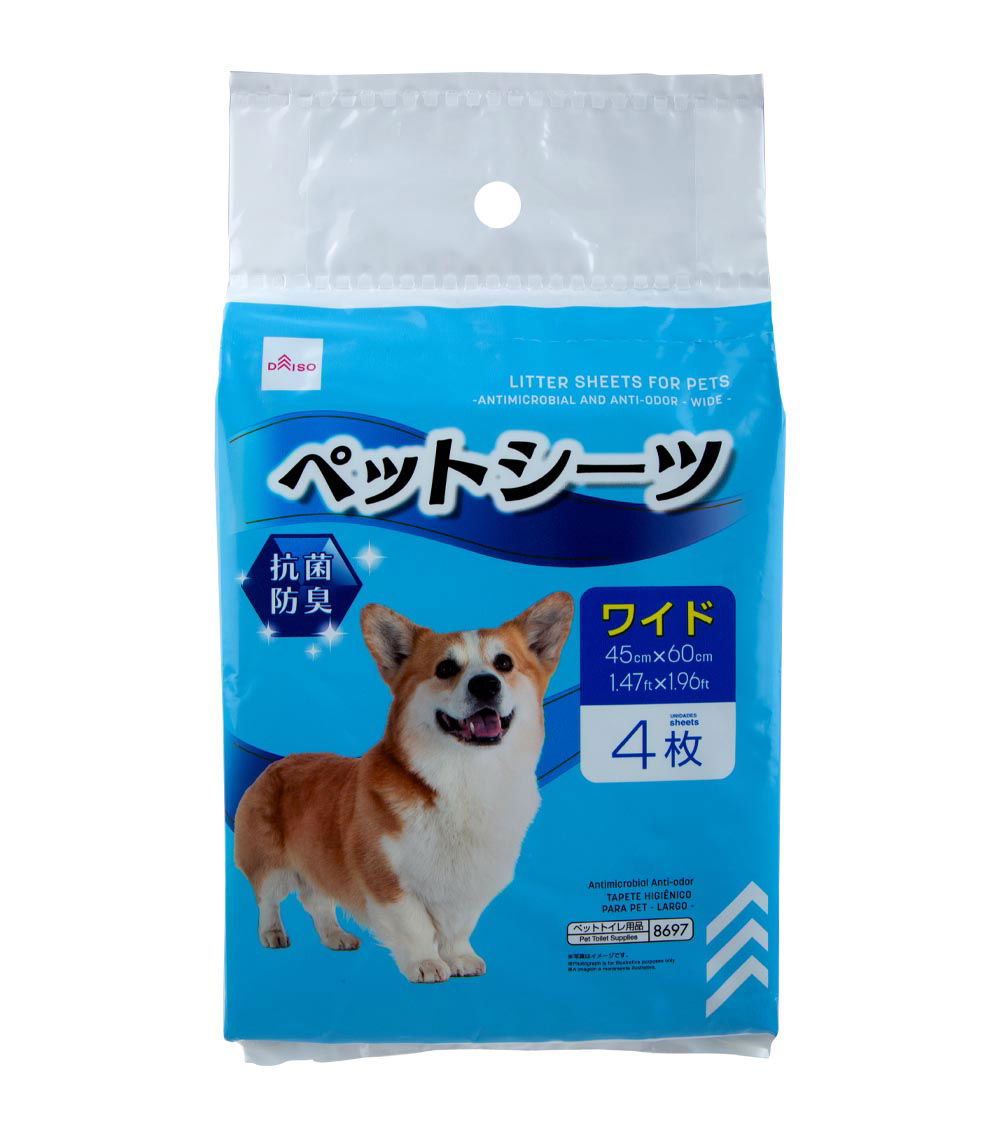 Pet Litter Sheets, White (4 Sheets)