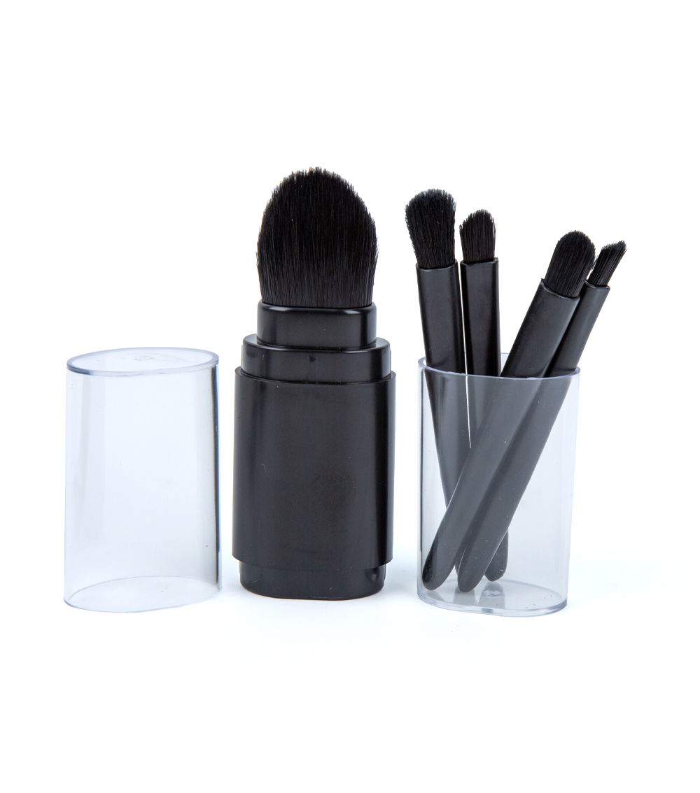 5-WAY MAKEUP BRUSH-BLACK