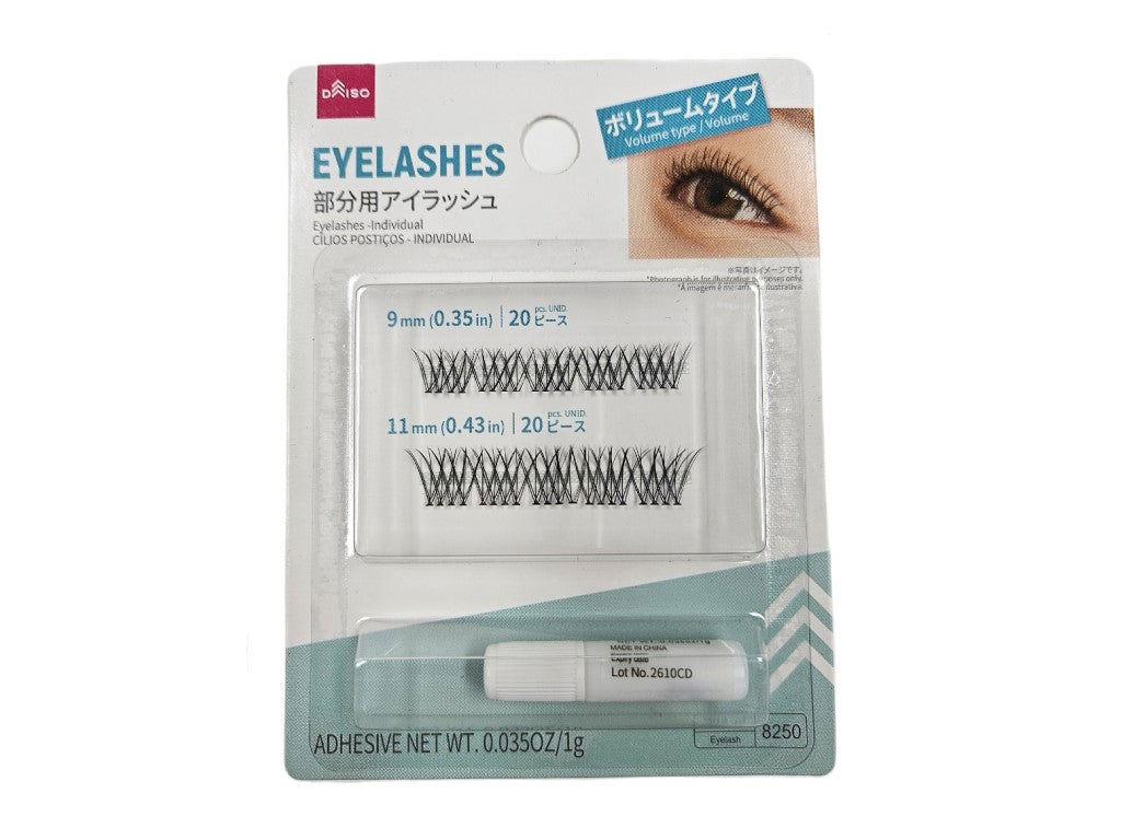 Individual Eyelashes Volume Type-(9mm & 11mm, 40 pcs)