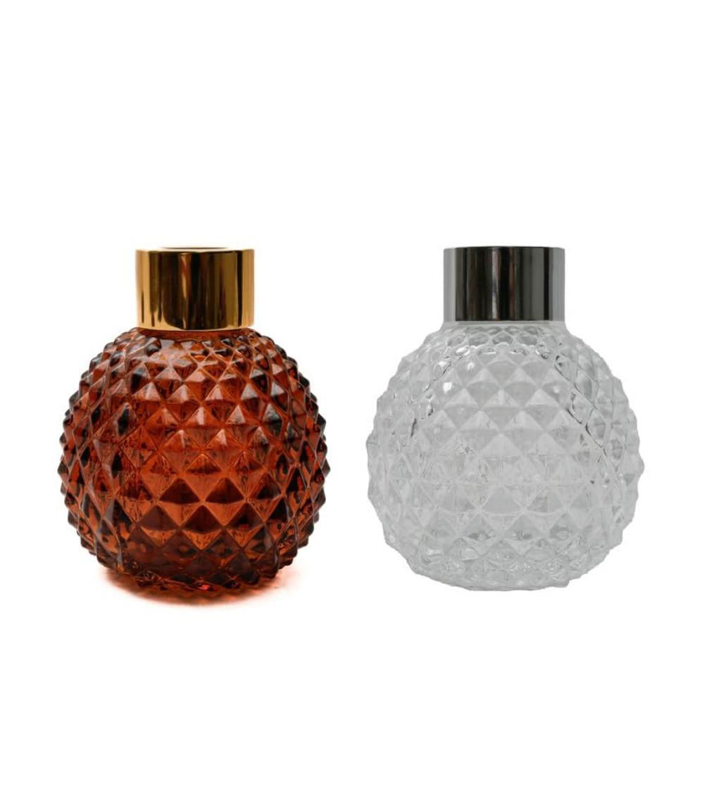 Hishimon Ball Shape Glass Bottle - 110ml