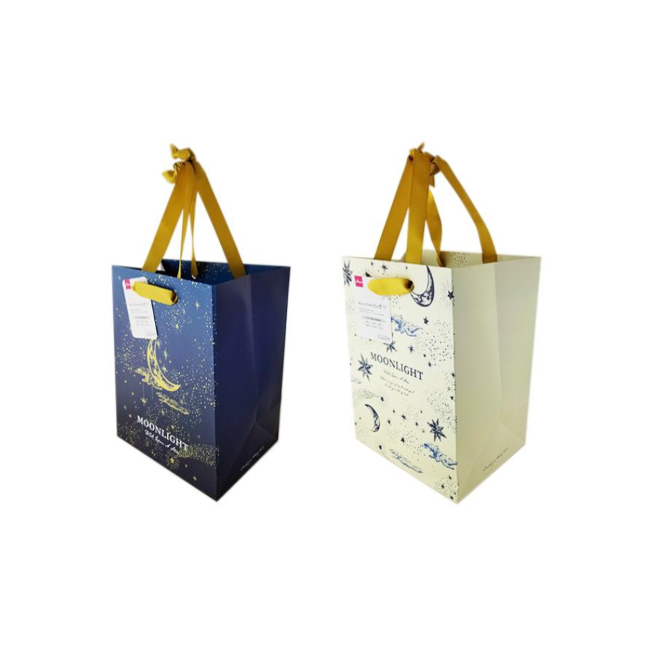 Embossed Paper Gift Bag – Starry Sky Design (18x23x13cm)