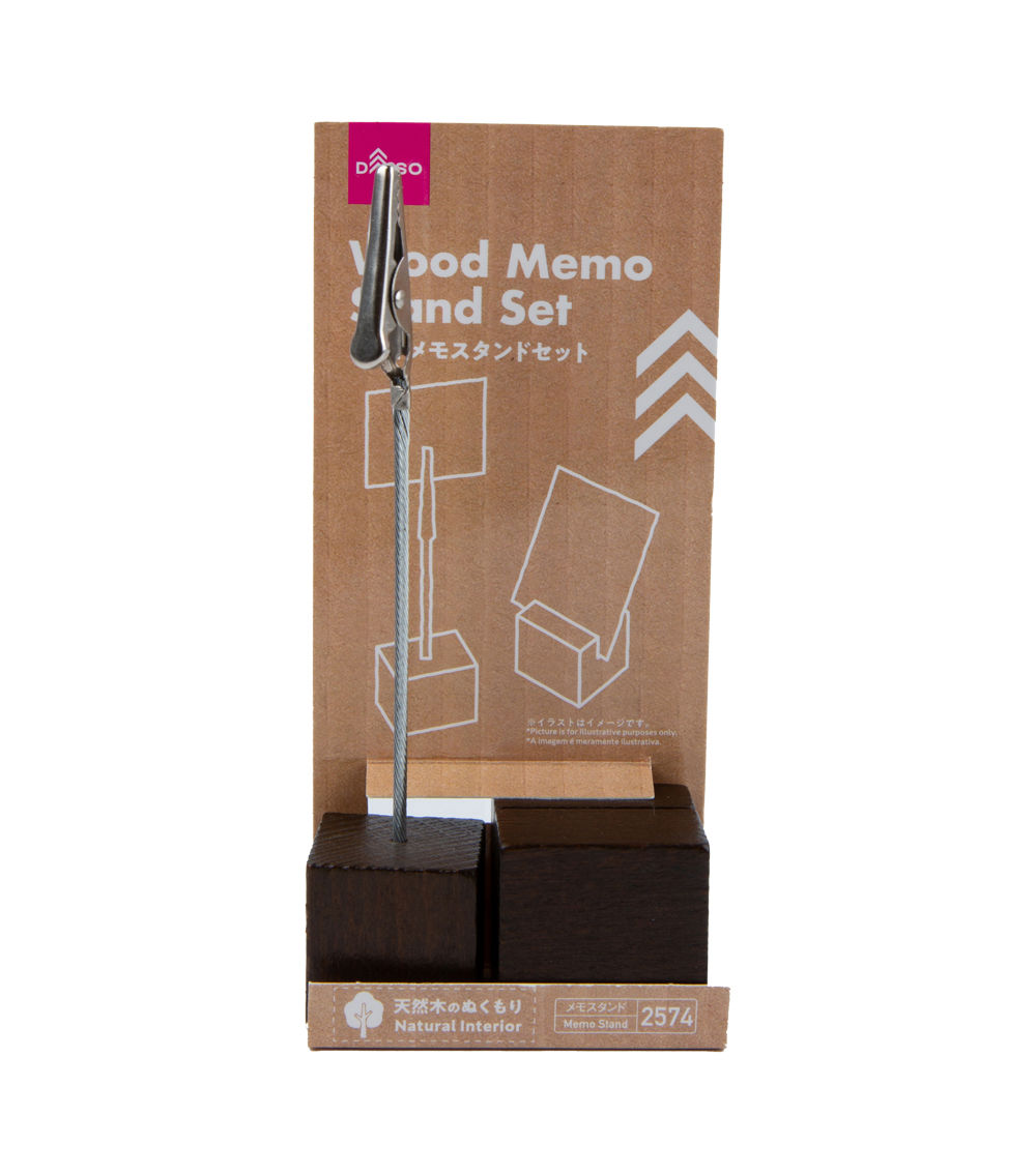 Wood Memo Stand Set - Assorted (1 Pc)