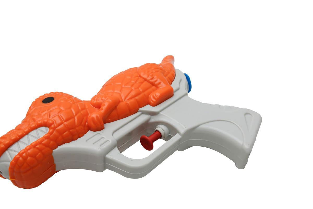 Dinosaur Water Blaster Toy Gun – White & Orange