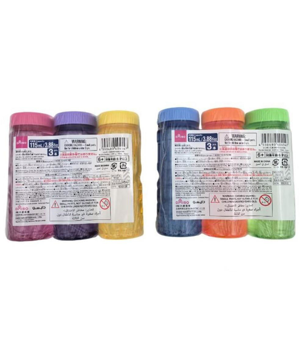 3-Piece Bubble Solution, Assorted (1 pc) -  (115ml Each)