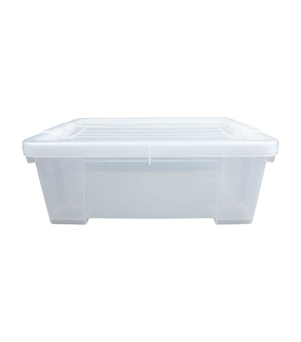 Stock Box with Lid, White (1 pc) - 10L