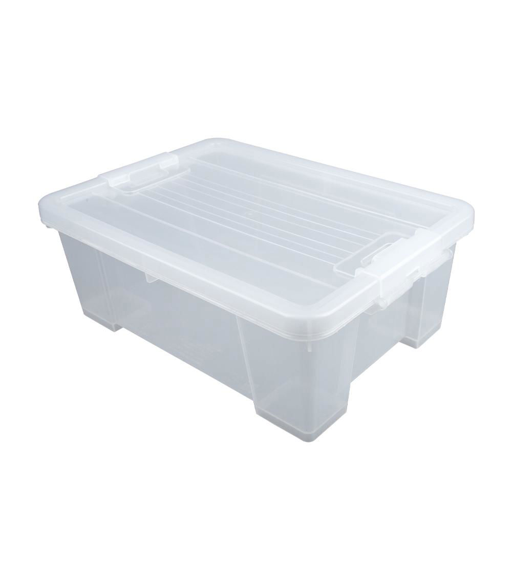 Stock Box with Lid, White (1 pc) - 10L