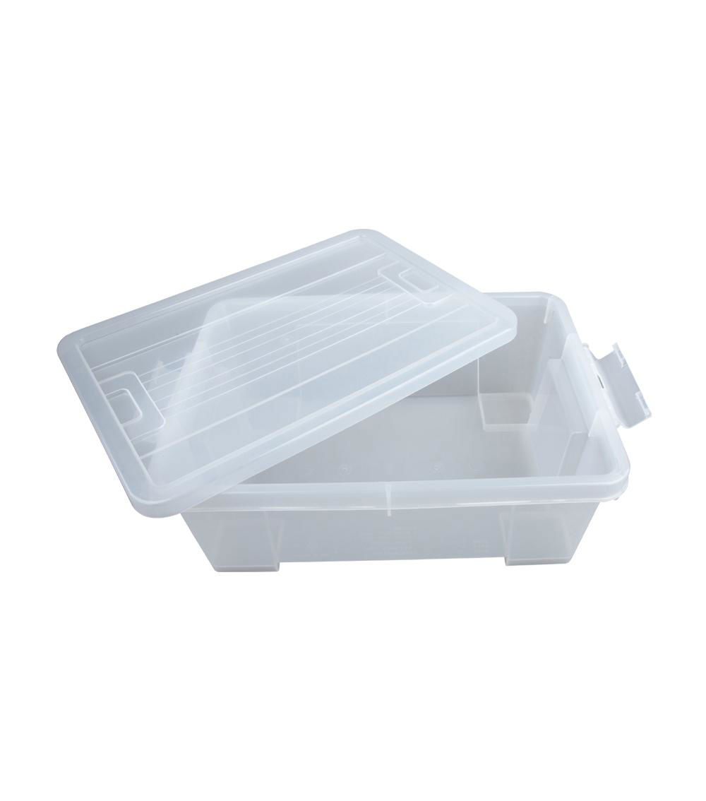 Stock Box with Lid, White (1 pc) - 10L