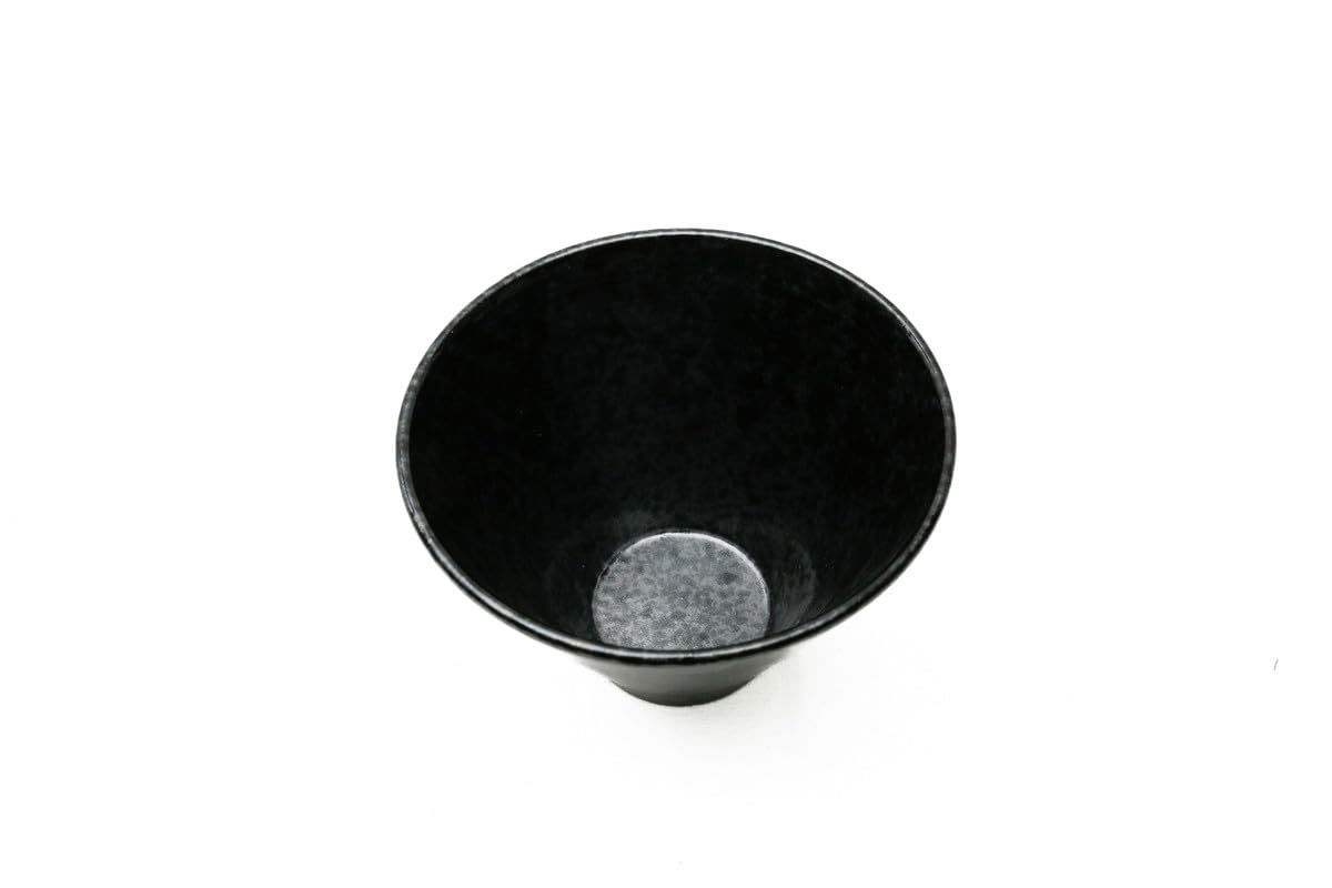 Black Plastic Ramen Bowl – Tapered Design