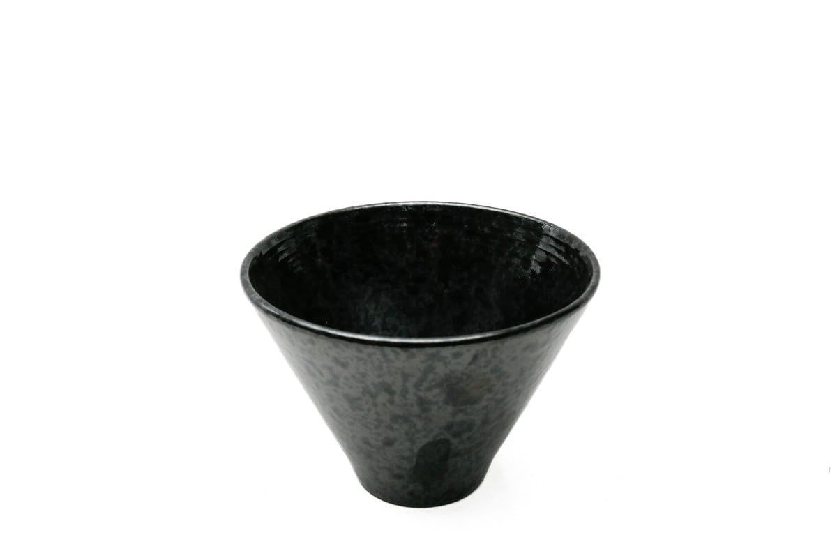 Black Plastic Ramen Bowl – Tapered Design