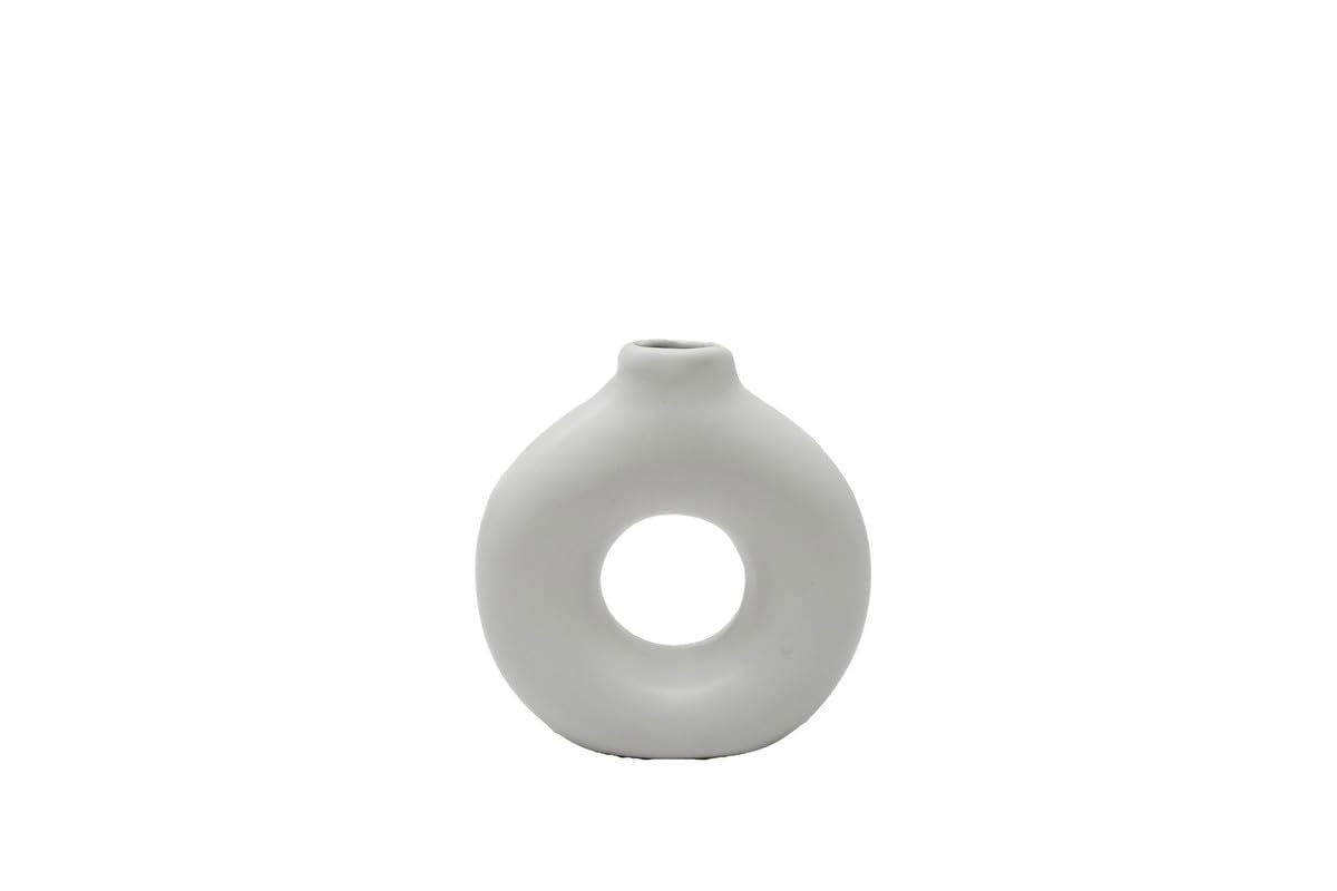 Modern Round Ceramic Flower Vase
