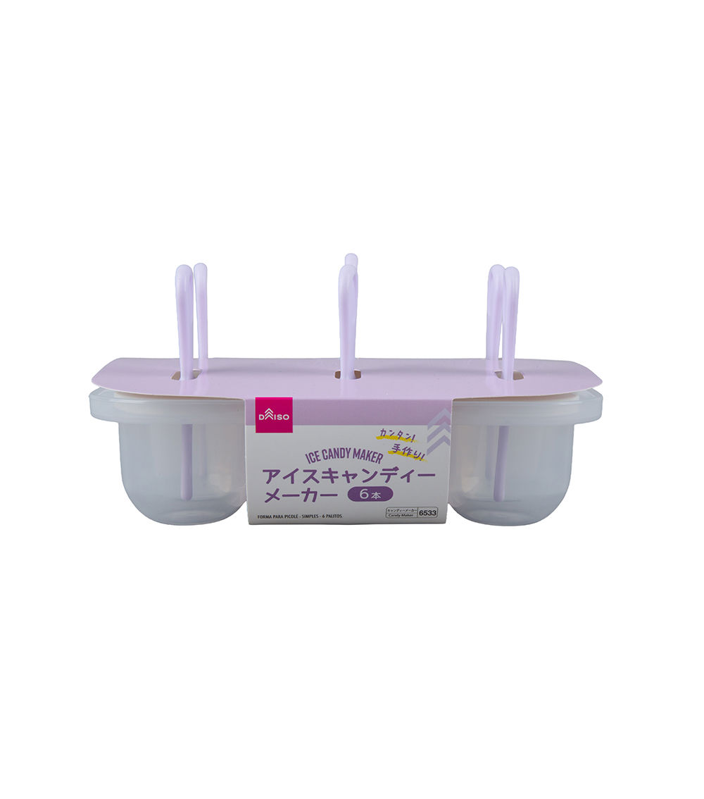 Ice Candy Maker, Light Purple (6 Bars)