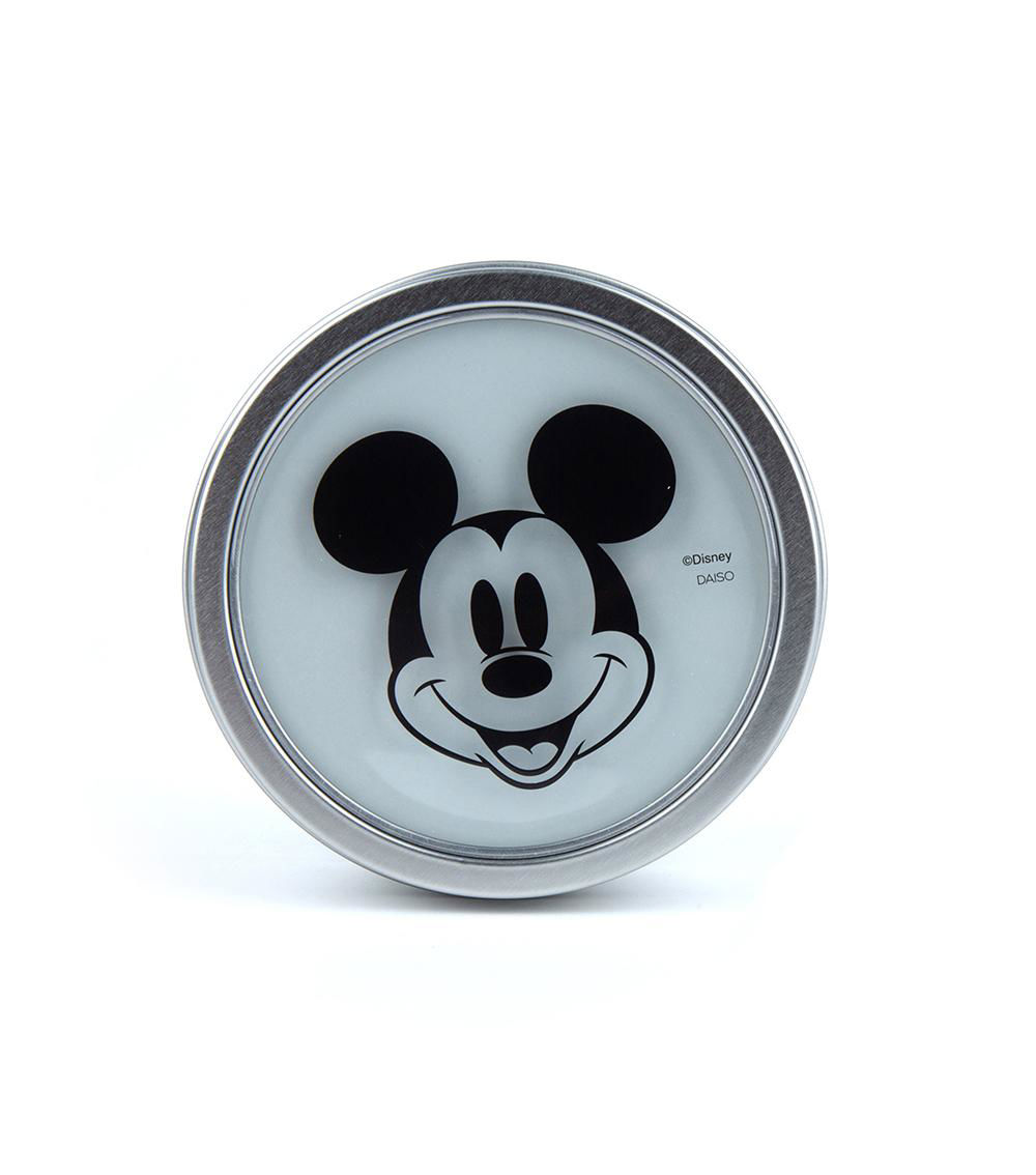Mickey Mouse Round Magnetic Case, Silver