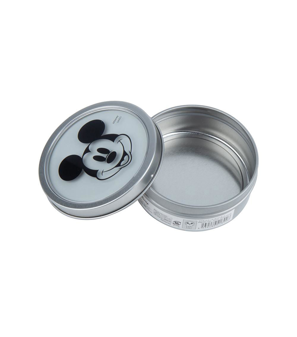 Mickey Mouse Round Magnetic Case, Silver