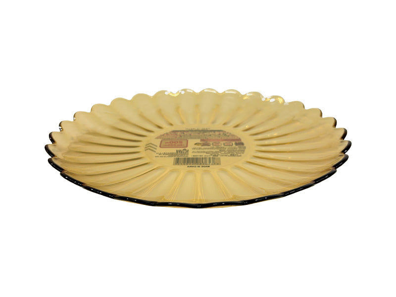 Transparent Serving Plate - Yellow