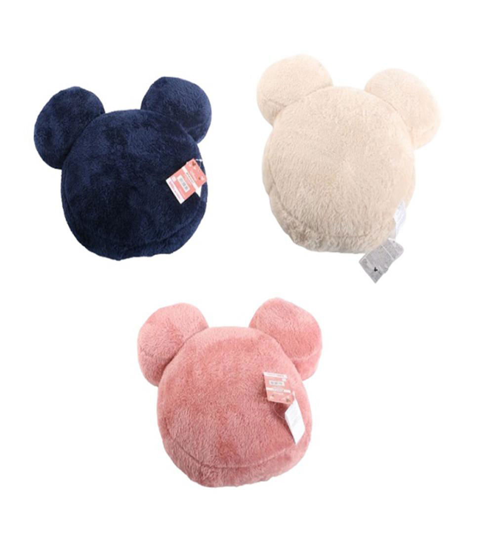 Mickey Icon Fluffy Cushion, Assorted (1 pc)