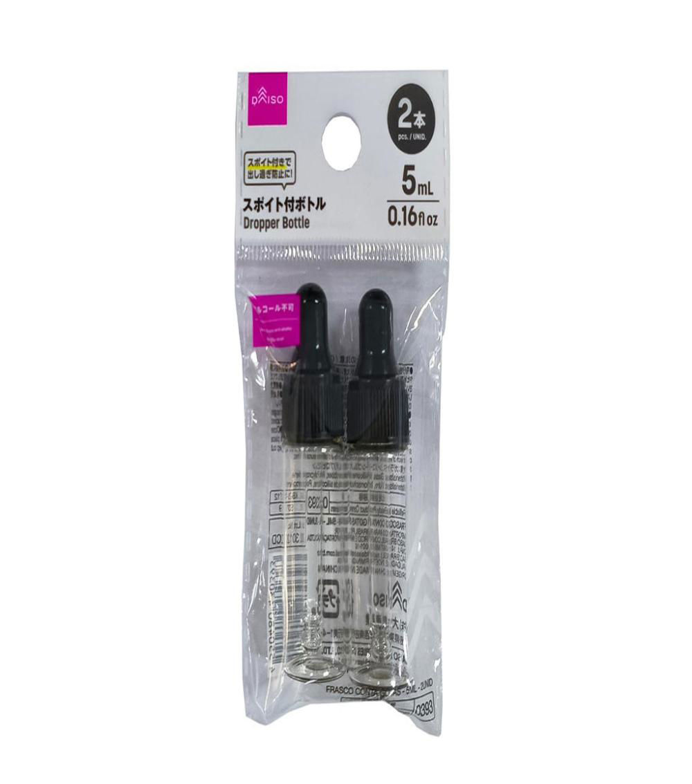 Dropper Bottle, Clear (2 pcs) - 5ml