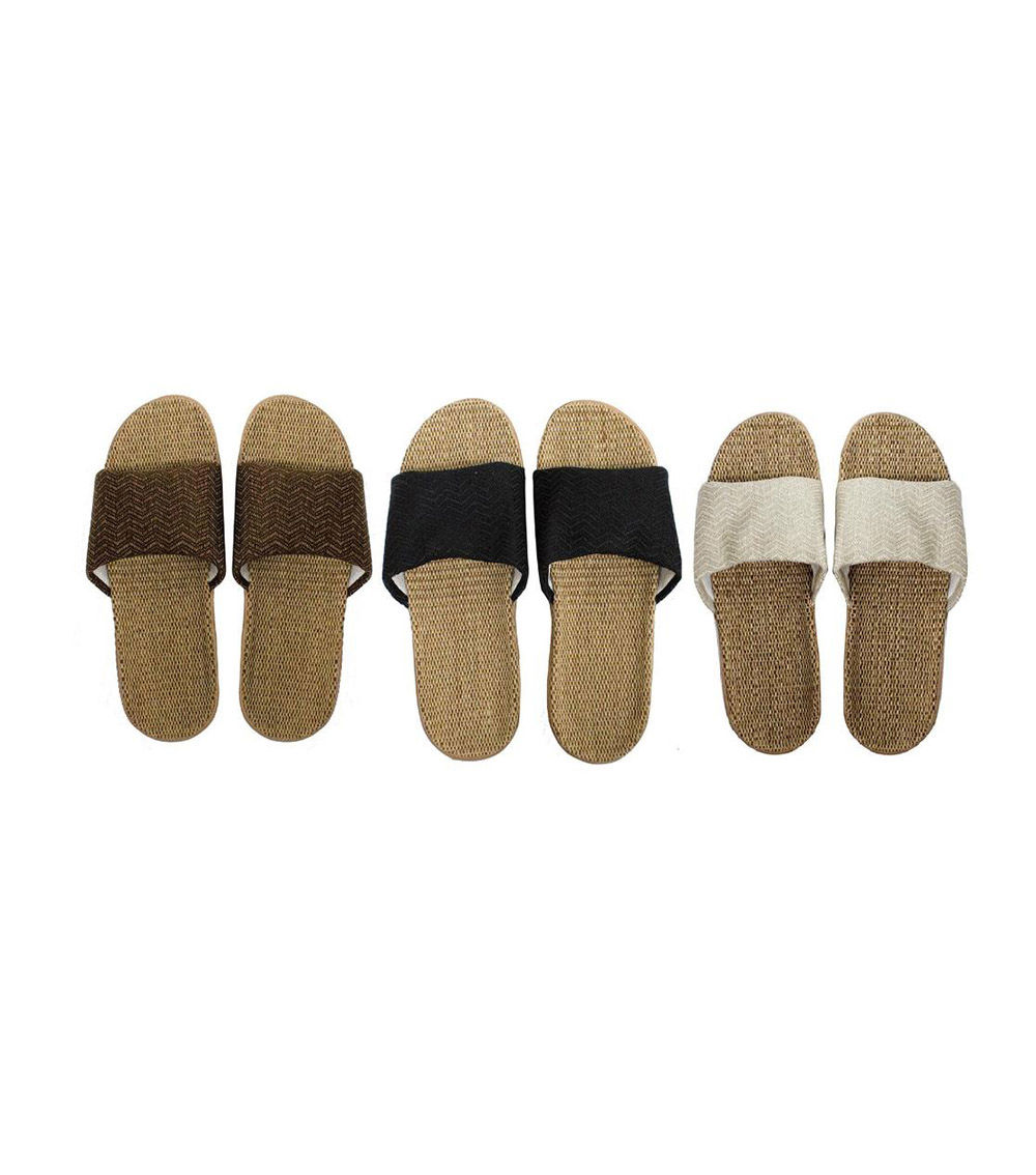 Jute Outdoor Slippers, Assorted (1 pc) US 4-6/EU 35-38