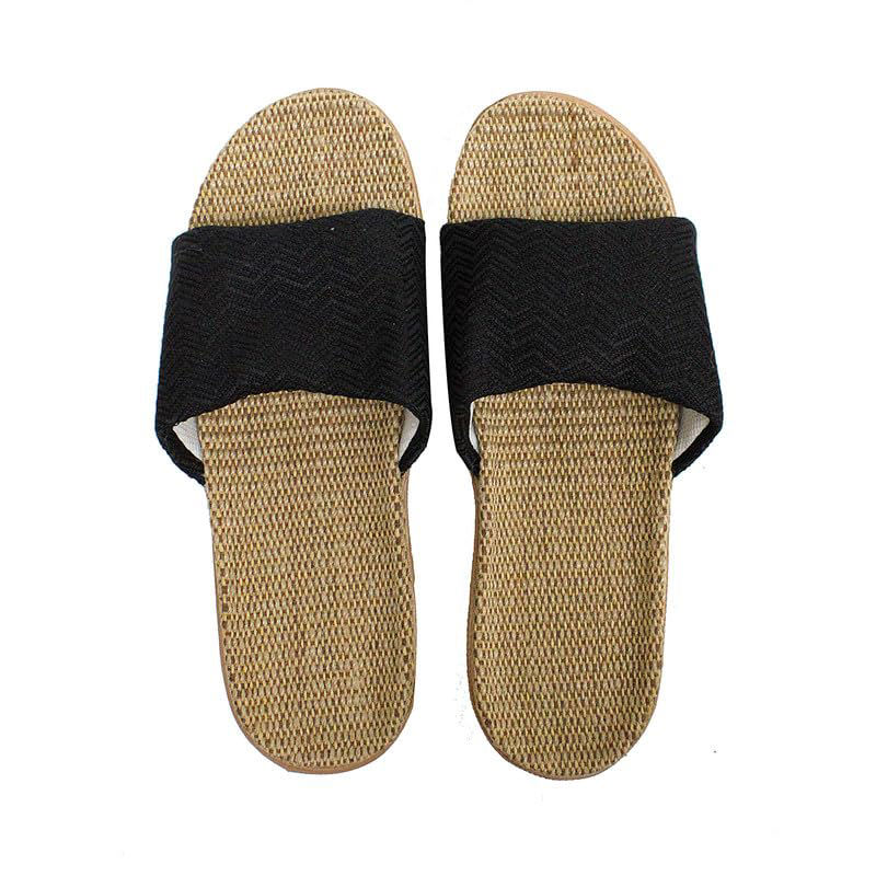 Jute Outdoor Slippers, Assorted (1 pc) US 4-6/EU 35-38