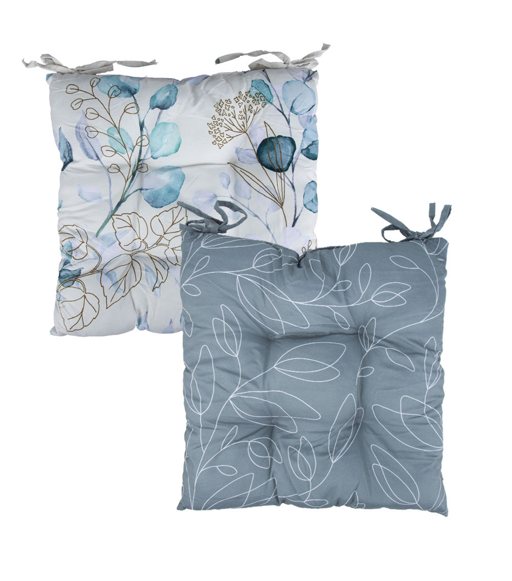 Leaf Seat Cushion with String Round Stopper, Assorted (1 pc)