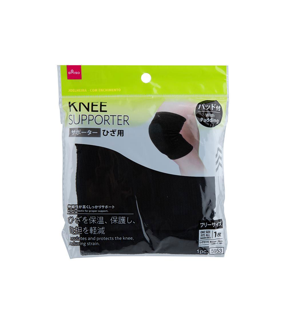 Knee Support with Padding, Black