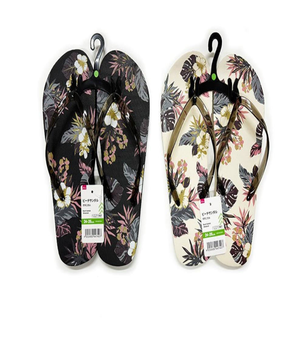 Botanical Beach Sandals, Assorted (1 pc) - US 6-8 / EU 38-41