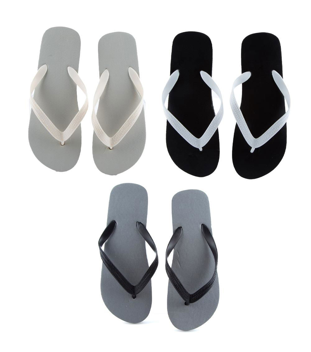 Plain Beach Sandals, Assorted (1 pc) -  US 6-8 / EU 38-41