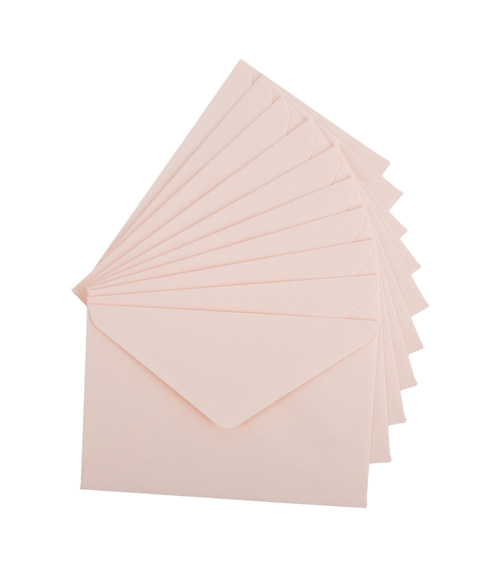 Message Card Envelopes – Peach Pink (10 Pieces)