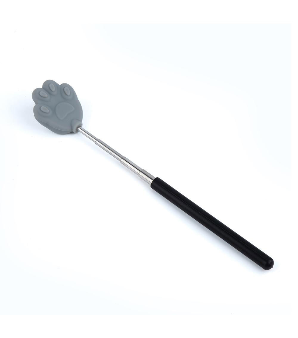 Animal Shape Silicone Extendable Back Scratcher, Black