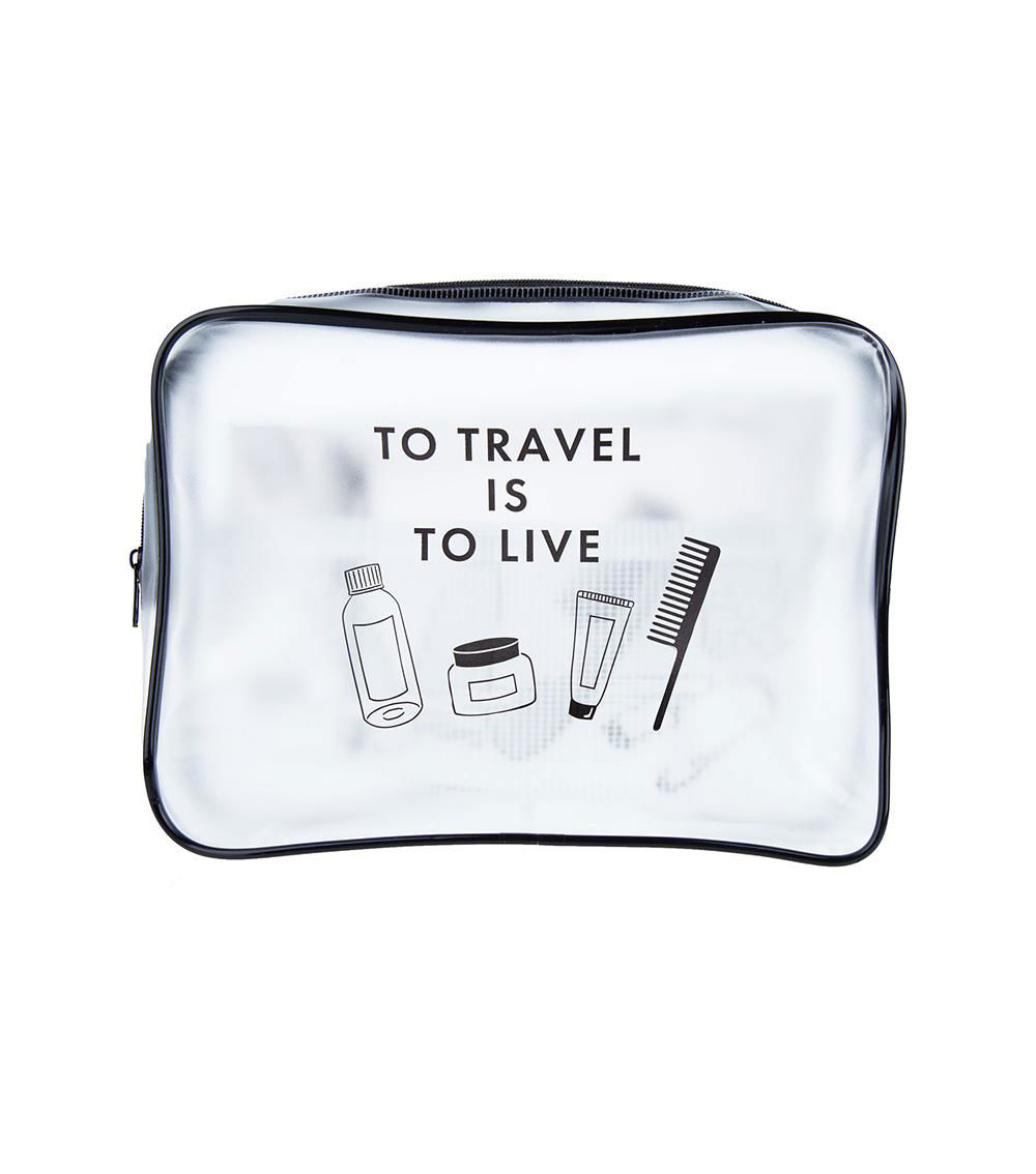 Clear Vinyl Pouch, Assorted (1 pc)