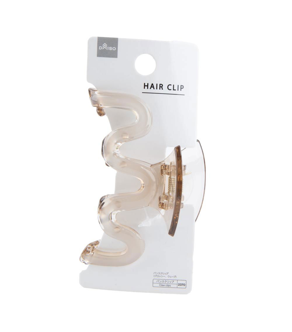 Glossy Wave Claw Clip, Assorted (1 pc)