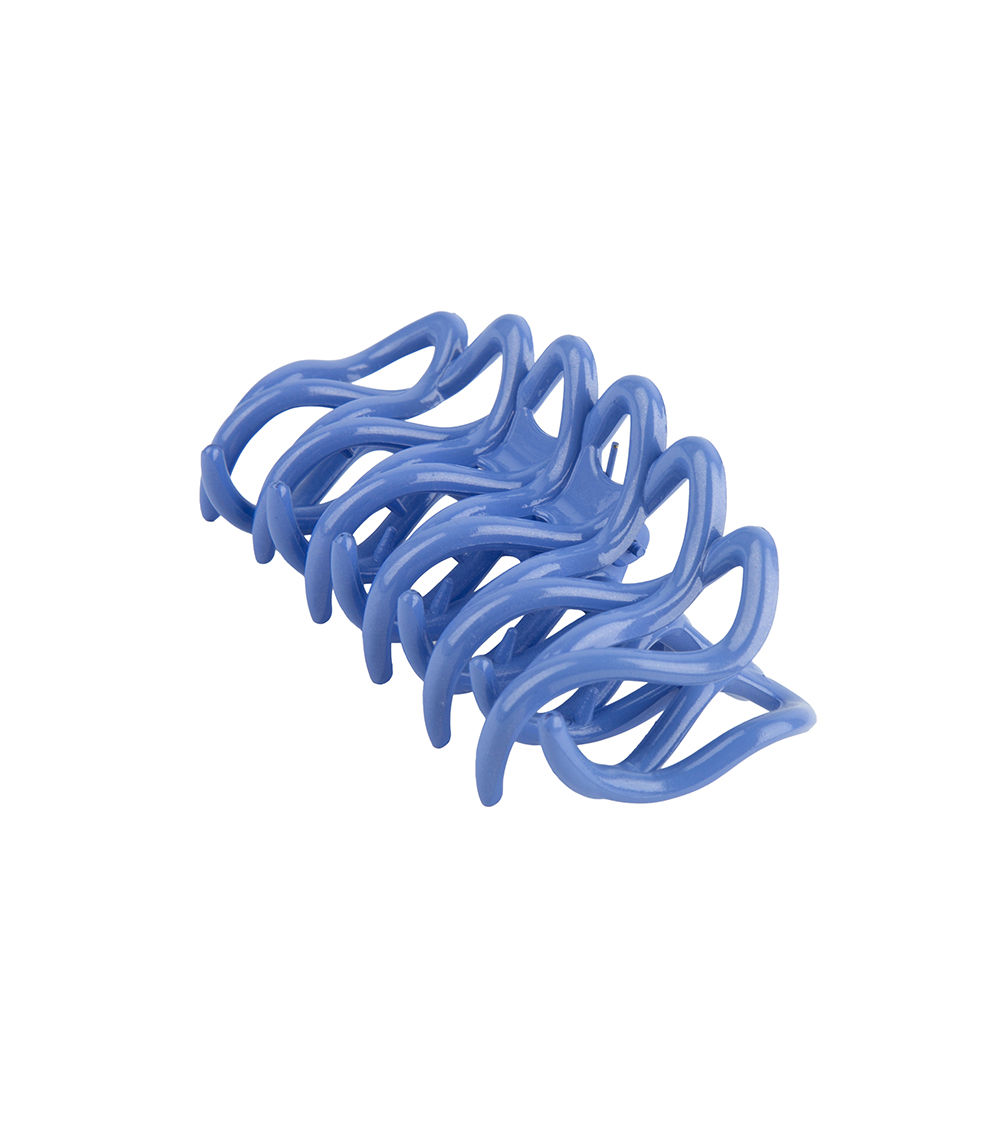 Shiny Cross Wave Claw Clip, Assorted (1 pc)